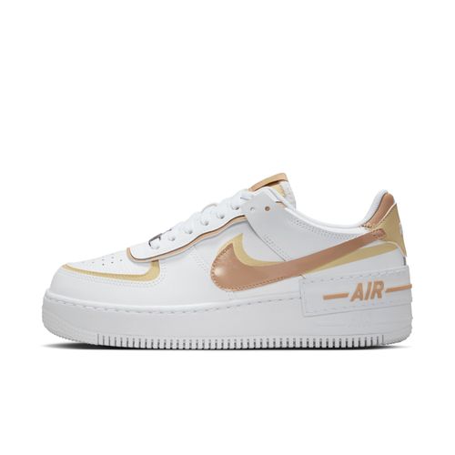 Chaussure Nike Air Force 1 Shadow Pour Femme Blanc/team Gold/blanc/hemp Dz1847111