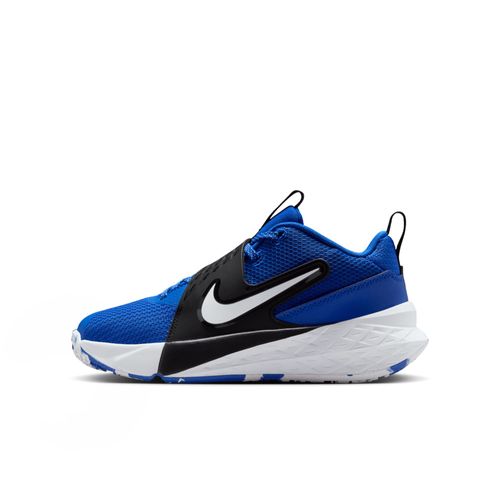 Chaussure De Basket Nike Team Hustle D 12 Pour Ado Game Royal/noir/blanc Hf6279400