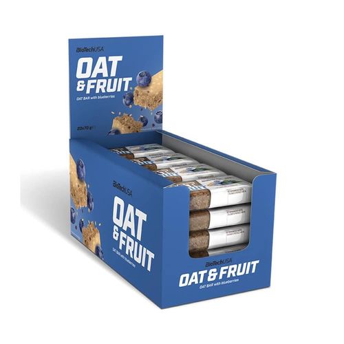 Oat Bar (20x70g)|Myrtilles|Barres Énergétiques|Biotech Usa 