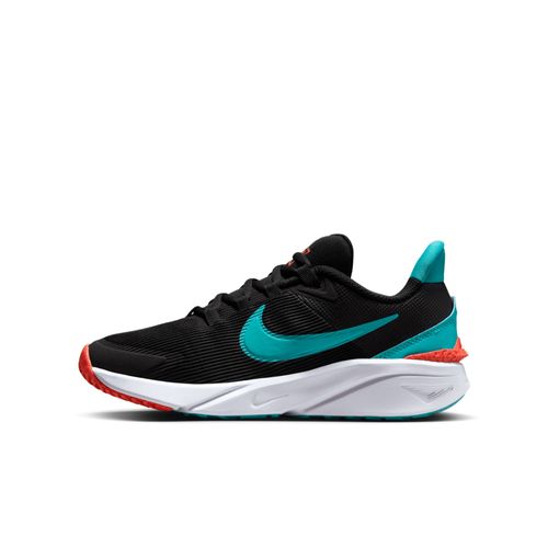 Chaussure De Running Sur Route Nike Star Runner 4 Pour Ado Noir/bright Crimson/blanc/dusty Cactus Dx7615009