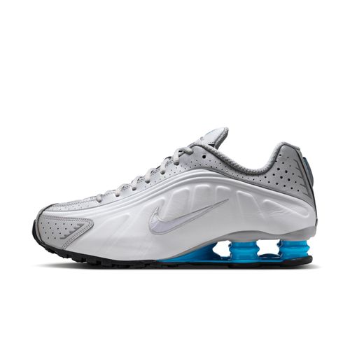 Chaussure Nike Shox R4 Pour Homme Metallic Silver/blanc/blue Lagoon/blue Lagoon Hq1988005