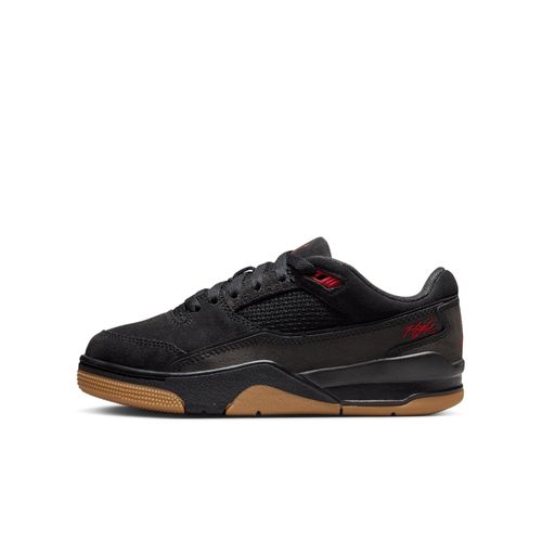 Chaussures Jordan Flight Court Pour Ado Noir/gum Medium Brown/varsity Red Hf3333s001