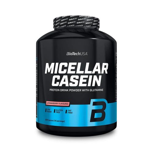 Micellar Casein (2,27 Kg)|Fraise|Caséines|Biotech Usa 
