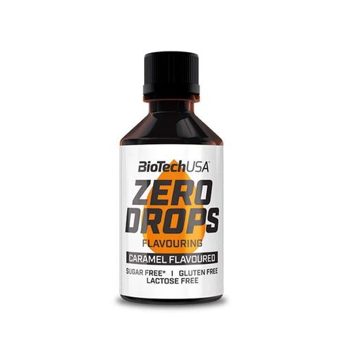 Zero Drops (50ml)|Caramel|Arômes Et Édulcorants|Biotech Usa 