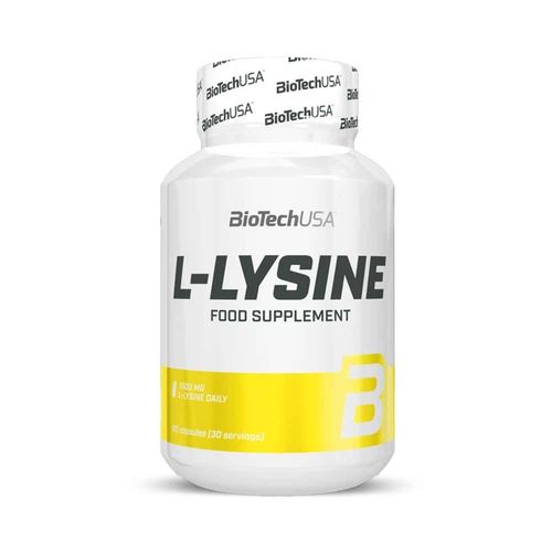 L-Lysine (90 Caps)|Bcaa & Acides Aminés Essentiels|Biotech Usa 