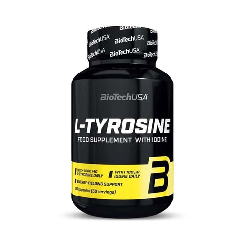 L-Tyrosine (100 Caps)|Bcaa & Acides Aminés Essentiels|Biotech Usa 