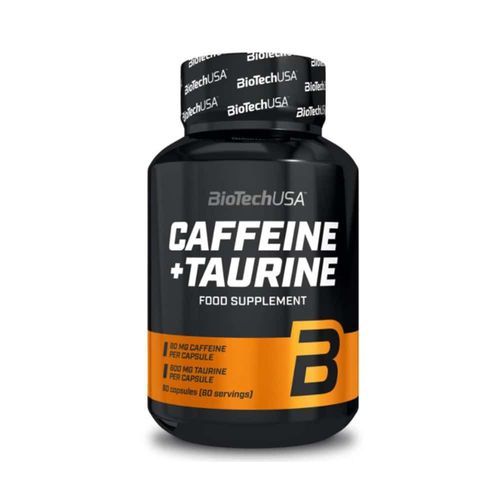 Caféine + Taurine (60 Caps)|Caféine|Biotech Usa 