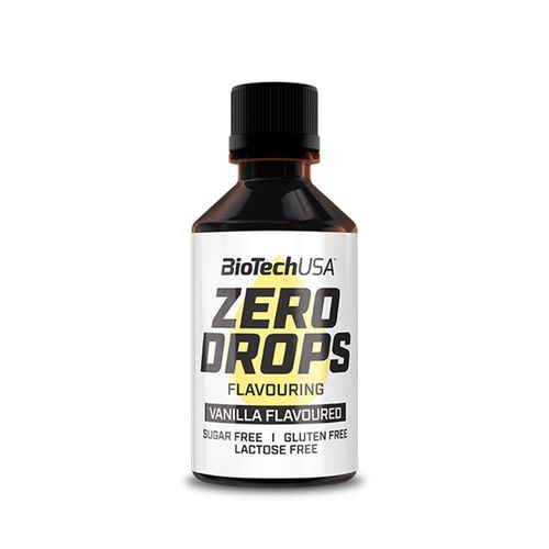Zero Drops (50ml)|Vanille|Arômes Et Édulcorants|Biotech Usa 
