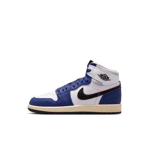 Chaussure Jordan 1 Retro High Og Pour Jeune Enfant Blanc/neutral Grey/deep Royal Blue/noir Fd1412s100