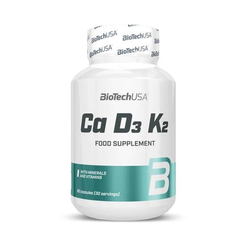 Ca D3 K2 (90 Caps)|Calcium|Biotech Usa 