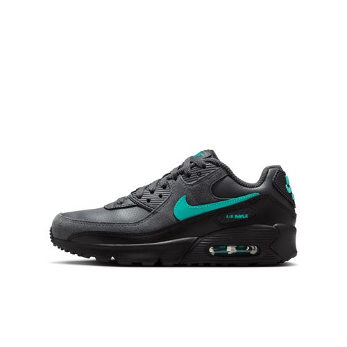 Chaussure Nike Air Max 90 Se Pour Ado Dark Smoke Grey/noir/blanc/clear Jade 2 If2623002