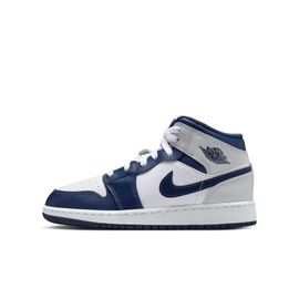 Chaussure Air Jordan 1 Mid Pour Ado Blanc/neutral Grey/gum Medium Brown/midnight Navy Dq8423s146