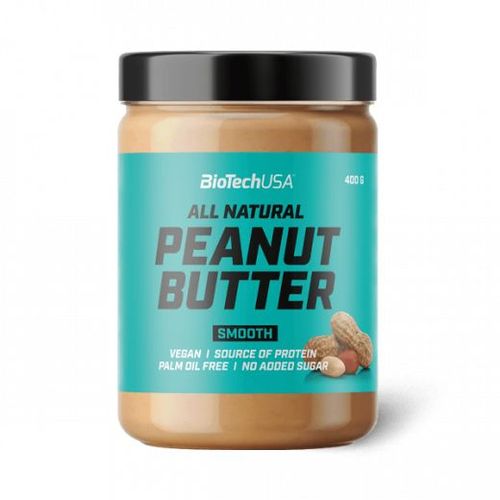 Peanut Butter (400g)|Smooth|Beurres Protéinés|Biotech Usa 