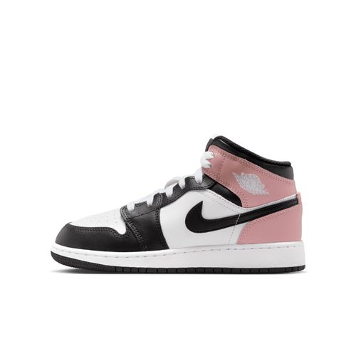 Chaussure Air Jordan 1 Mid Pour Ado Blanc/rust Pink/noir Dq8423s100