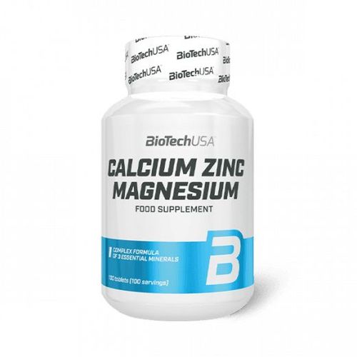 Calcium Zinc Magnesium (100 Tabs)|Calcium|Biotech Usa 