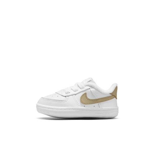 Chausson Nike Force 1 Pour Bébé Blanc/blanc/light Khaki Dq0364118