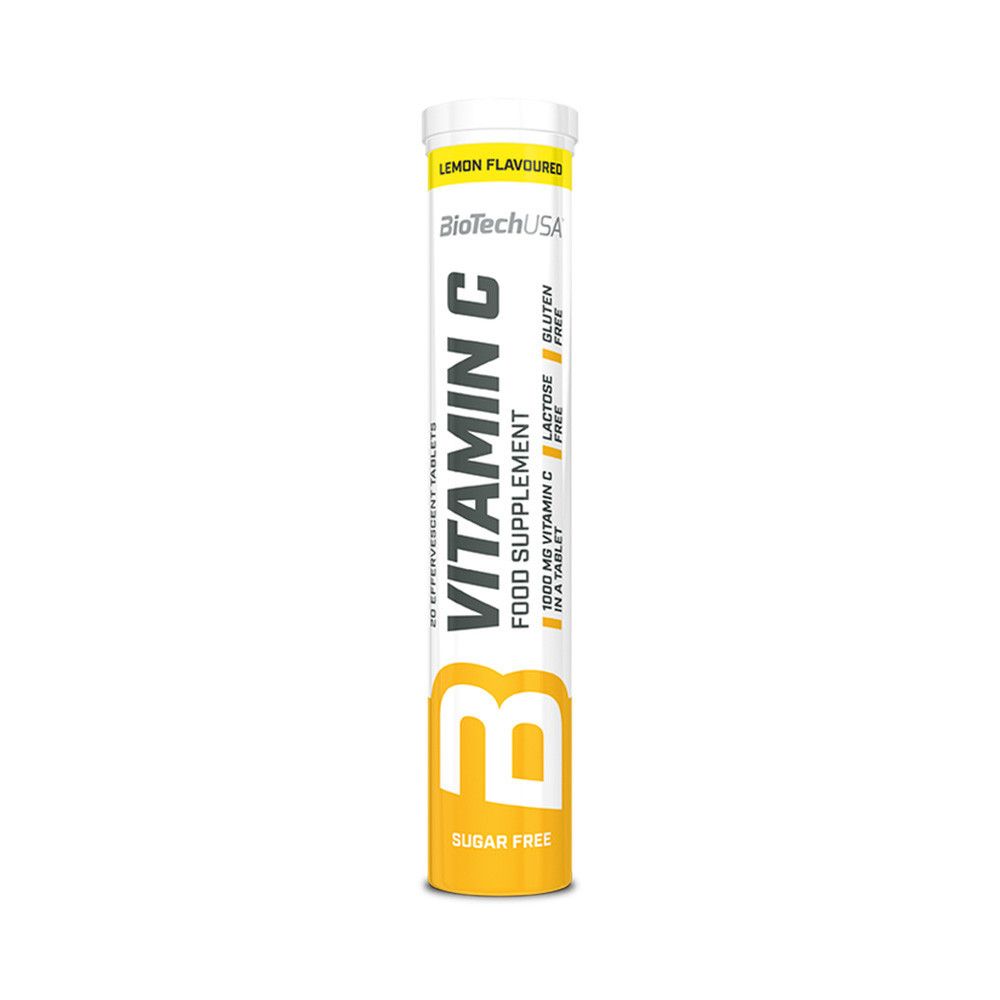 Vitamin C Effervescent (20 Tabs)|Vitamine C|Biotech Usa