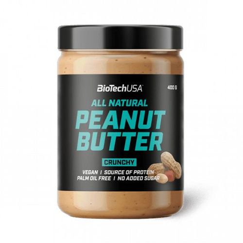 Peanut Butter (400g)|Crunchy|Beurres Protéinés|Biotech Usa 