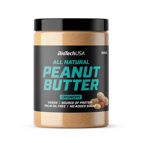 Peanut Butter Biotech Usa (1kg)|Crunchy|Beurres Protéinés|Biotech Usa 
