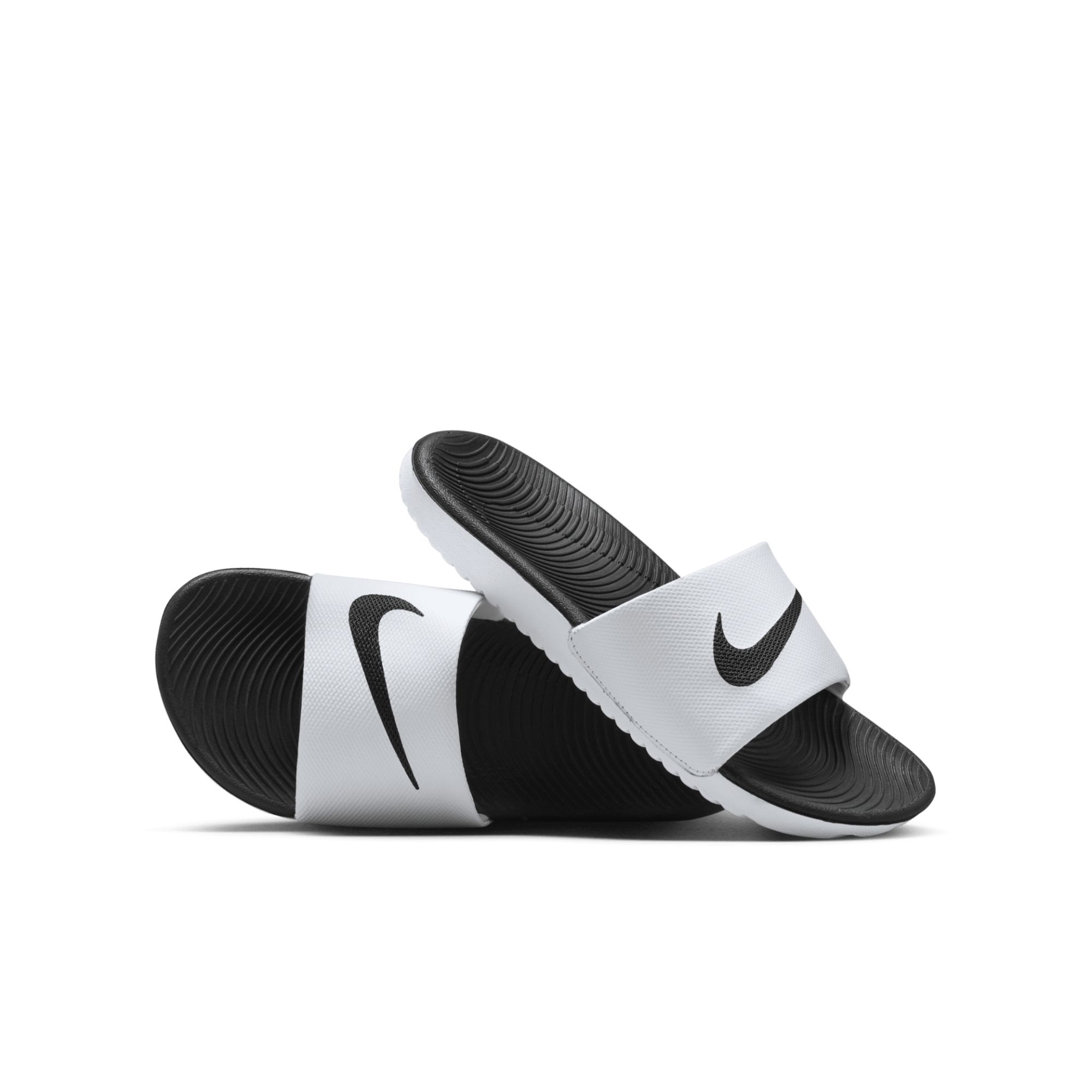 Claquette Nike Kawa pour enfant/ado Blanc 35 Rakuten
