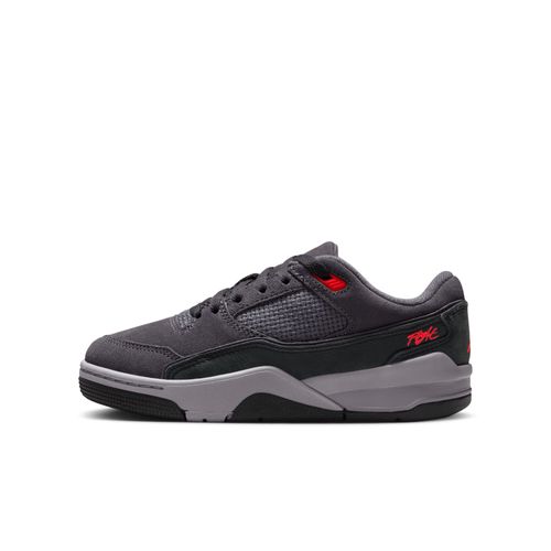 Chaussure Jordan Flight Court Pour Ado Dark Grey/noir/cement Grey/infrared 23 Hf3333s003