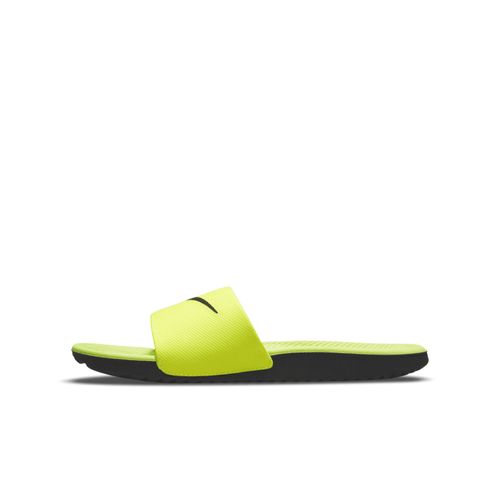 Claquette Nike Kawa Pour Enfant/ado Volt/noir 819352700