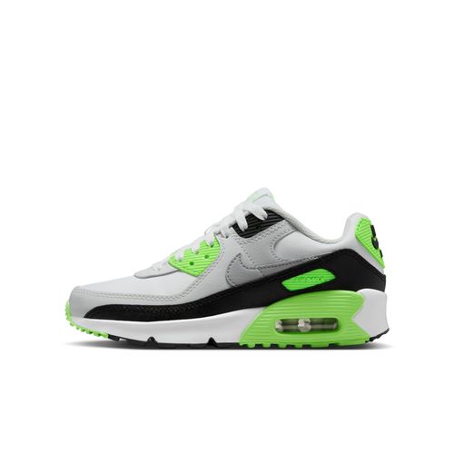 Chaussure Nike Air Max 90 Ltr Pour Ado Blanc/photon Dust/lime Blast/light Smoke Grey Cd6864130