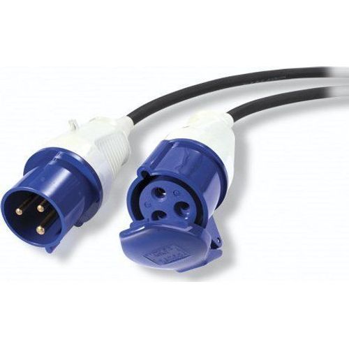 APC Modular IT Power Distribution Cable Extender - Rallonge de câble d'alimentation - IEC 60309 32A (M) pour IEC 60309 32A (F) - CA 400 V - 3 m - pour P/N: SY16K48H-PDNB, SY32K48H-PDNB...