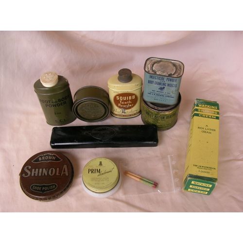 Ww2 Us Lot 10 Éléments D'Hygiène/Divers Du Soldat Militaire Américain ( 39-45 ) Lot 4