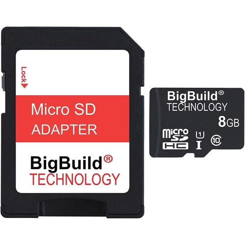 8Go 80Mo/s Ultra Rapide Carte mémoire pour Lecteur de Musique de FiiO M3K, M9 MP3, Classe 10 MicroSDHC