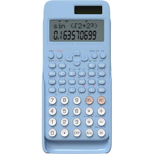 Calculatrice Scientifique avancée, 401 Fonctions de calcul, idéale pour étudier et Examen (Bleu)