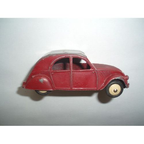 2 Cv Citroen Rouge Dinky Toys Au 1/43 Ème-Dinky Toys
