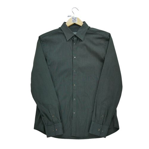Reconditionné - Chemise Classiques Homme À Rayures - Taille M - Homme - Noir