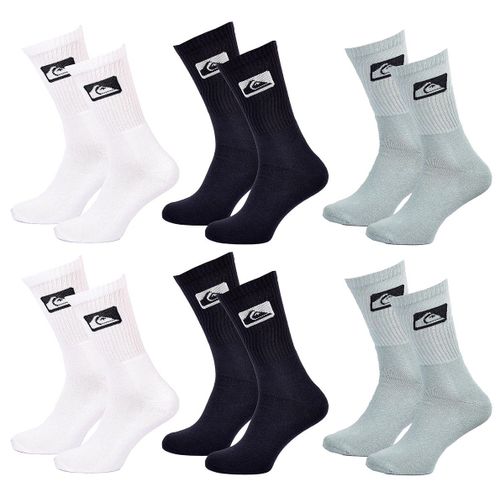 Chaussettes Quiksilver Cushioned Crew 6 Pcs 0434