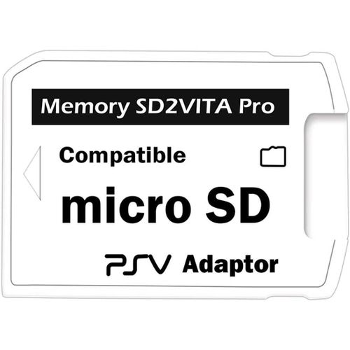 Ytseazn-Adaptateur Sd2vita Pro 3.0 Pour Ps Vita 3.60 Carte Mémoire Micro Sd Henkaku Psvita Couverture Complète