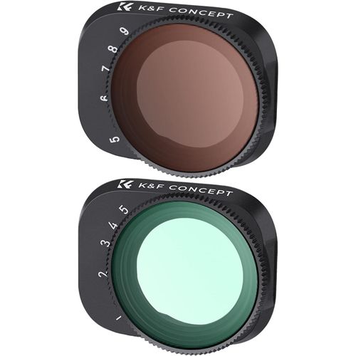 Ytseazn-Filtre Nd2-32 + Nd32-512 Variable Drone 1-5 F-Stops 5-9 F-Stops 28 Revêtements De Nano-X Imperméable Anti Des Rayures Compatible Avec Dji Mini 3 Pro, Mini 3-Générique