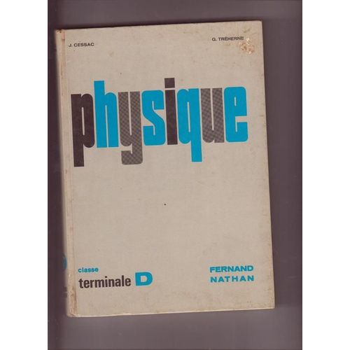 Physique Terminal D