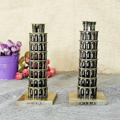 Magnifique Maquette Tour De Pise En Métal 3d 150mm Ø35mm-Autre