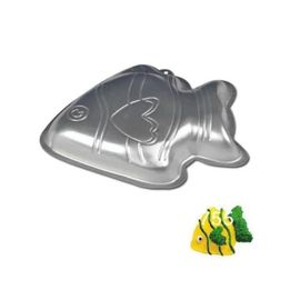 Moule À Gâteaux - Aluminium - Poisson - Idéal Pour Cake Design - Gâteaux De Communion - Gris