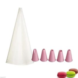 Poche À Douille - Non Spécifié - 40 Cm - Silicone Lavable - 5 Douilles Incluses - Souple Et Stérilisante