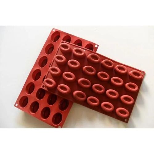 Moule Silicone 24 Petits Fours / Mini Savarin Ovale 30 X 17,5 Cm - Lapetitecaverne