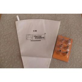 Poche En Polyuréthane Lavable De 45 Cm + 6 Douille