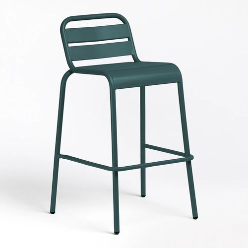 Lot De 2 Tabourets Hauts Janti 75 Cm Empilables Vert Jungle
