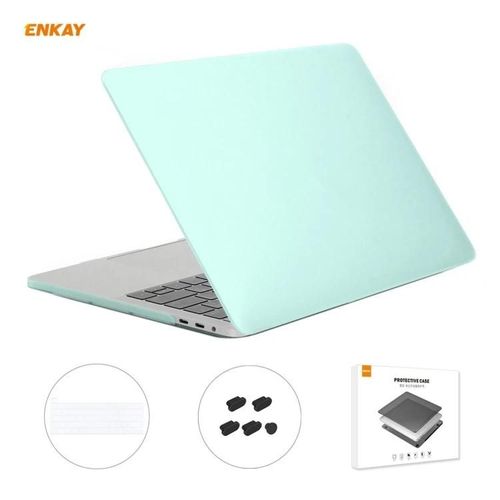 Ensemble d'étui de protection pour ordinateur portable mat - 3 en 1 pour MacBook Pro 16"" A2141,vert vert