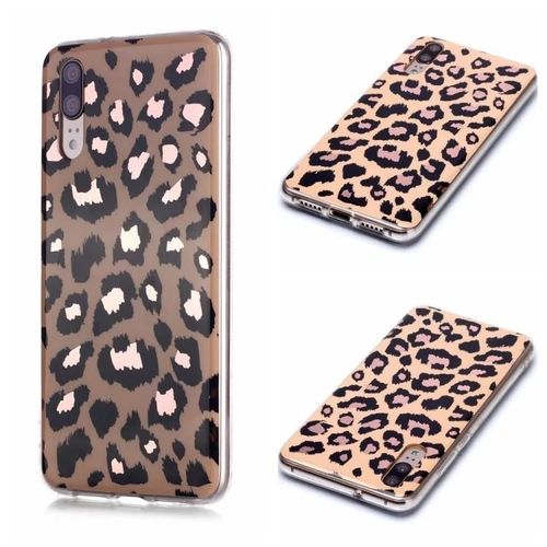 Coque Tpu Motif Marbre Pour Huawei P20 - Housse De Protection Souple,Leopard Design Leopard