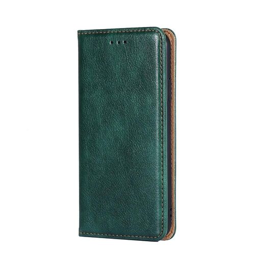 Étui En Cuir Samsung Galaxy Note20 Ultra - Rabat Magnétique,Fente Pour Carte,Vert Vert