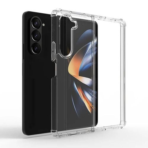 Coque De Téléphone Antichoc - Pc Transparent + Tpu Pour Samsung Galaxy Z Fold5
