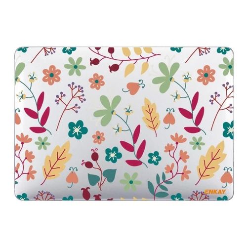 Étui de protection en cristal MacBook Pro 16,2"" - SUNSKY ENKAY Motif Fleur Printemps