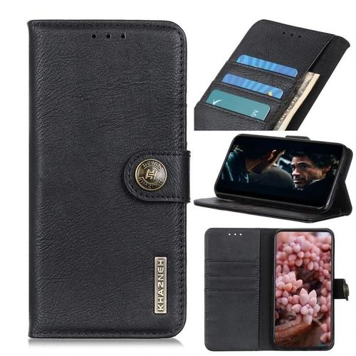 Étui En Cuir Zte Axon 11 5g - Texture En Cuir De Vachette,Design À Rabat Et Fentes Pour Cartes