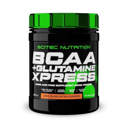 Bcaa + Glutamine Xpress (300g)|Ice Tea Pêche|Bcaa|Scitec Nutrition 